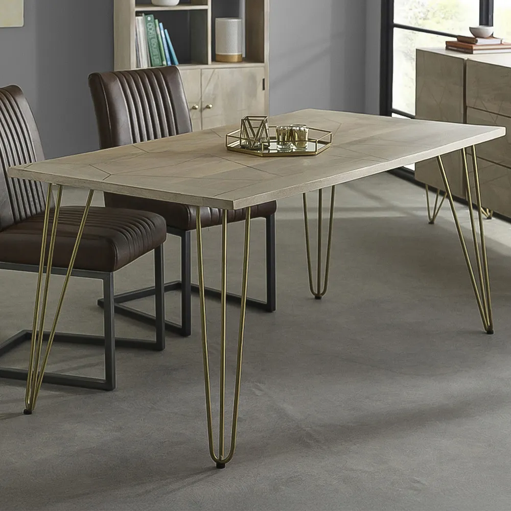 Huyen 4-Seater Dining Table - Brown image