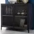 Kair 2 Door Small Sideboard - Brown, Iron