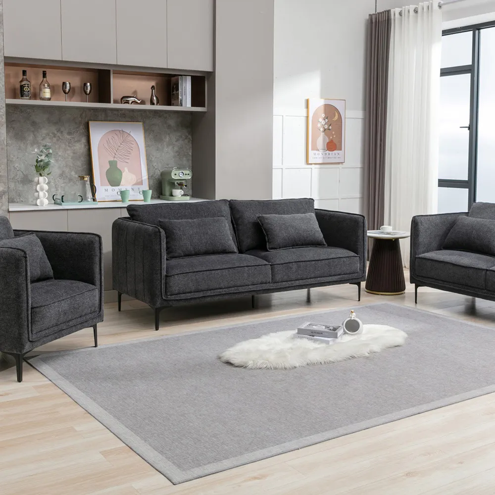 Landon 3-Seater Sofa - Grey
