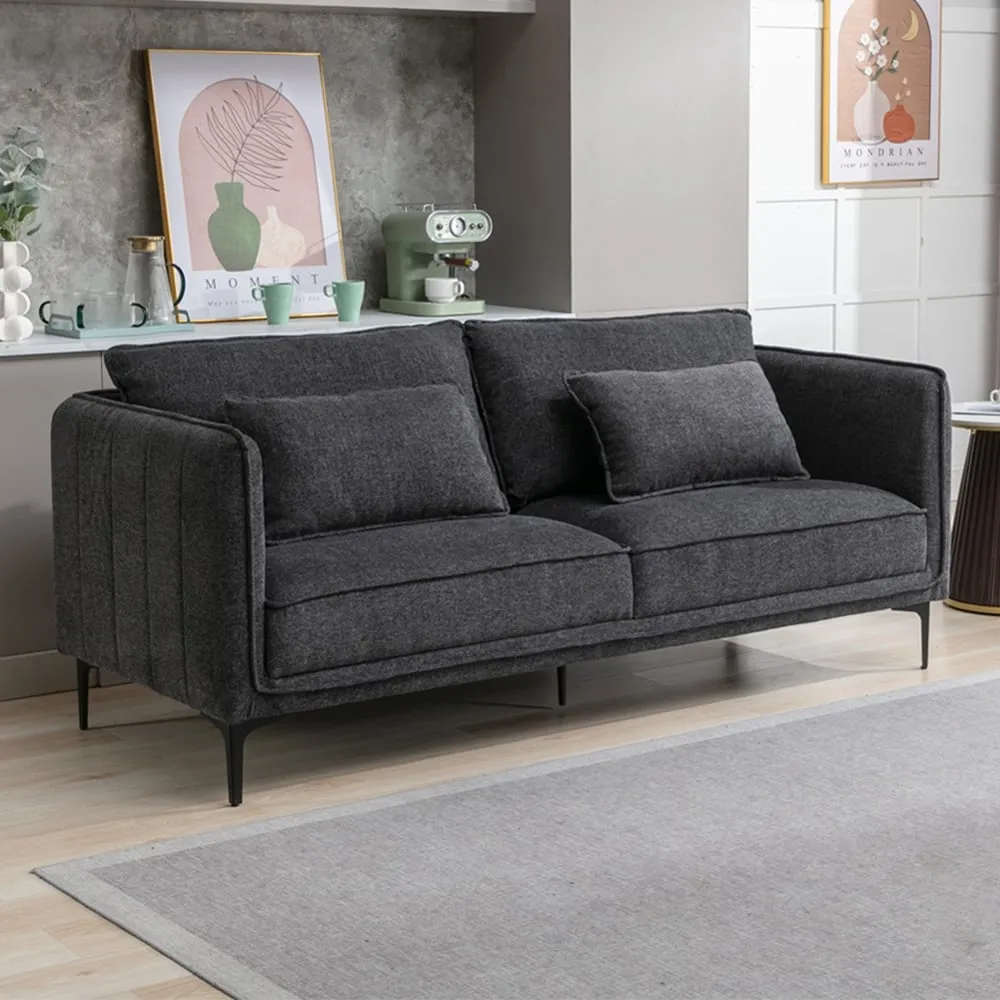 Landon 3-Seater Sofa - Grey
