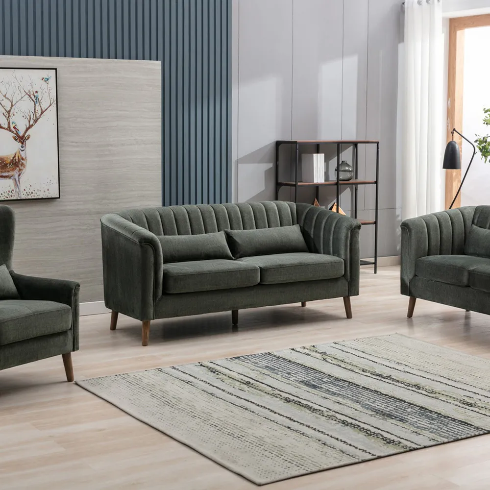 Meabh 3-Seater Sofa - Green