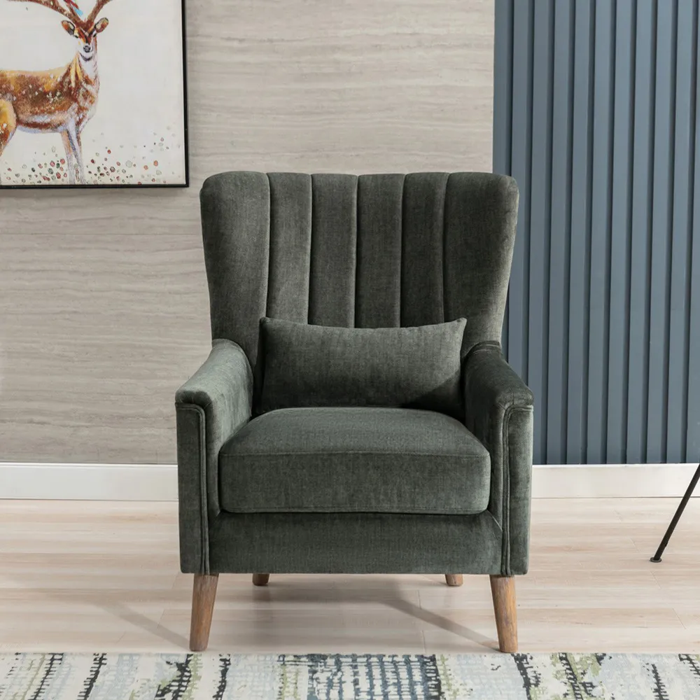 Meabh Chair with Cushion - Green