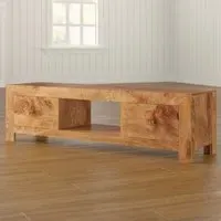 Napoli Toko 2 Drawer Wide Screen TV Unit - Brown, Mango