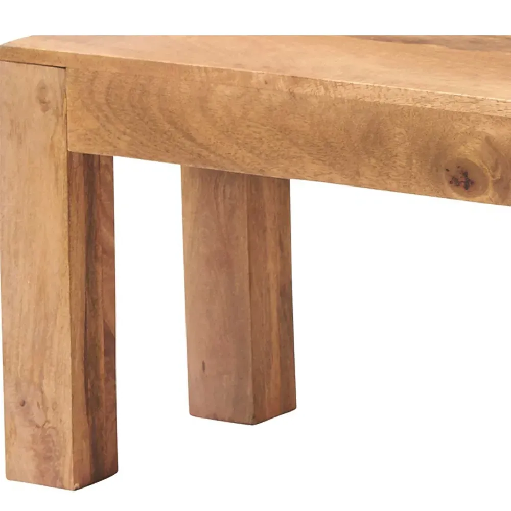 Napoli Toko 2 Seater Dining Bench - Brown, Mango