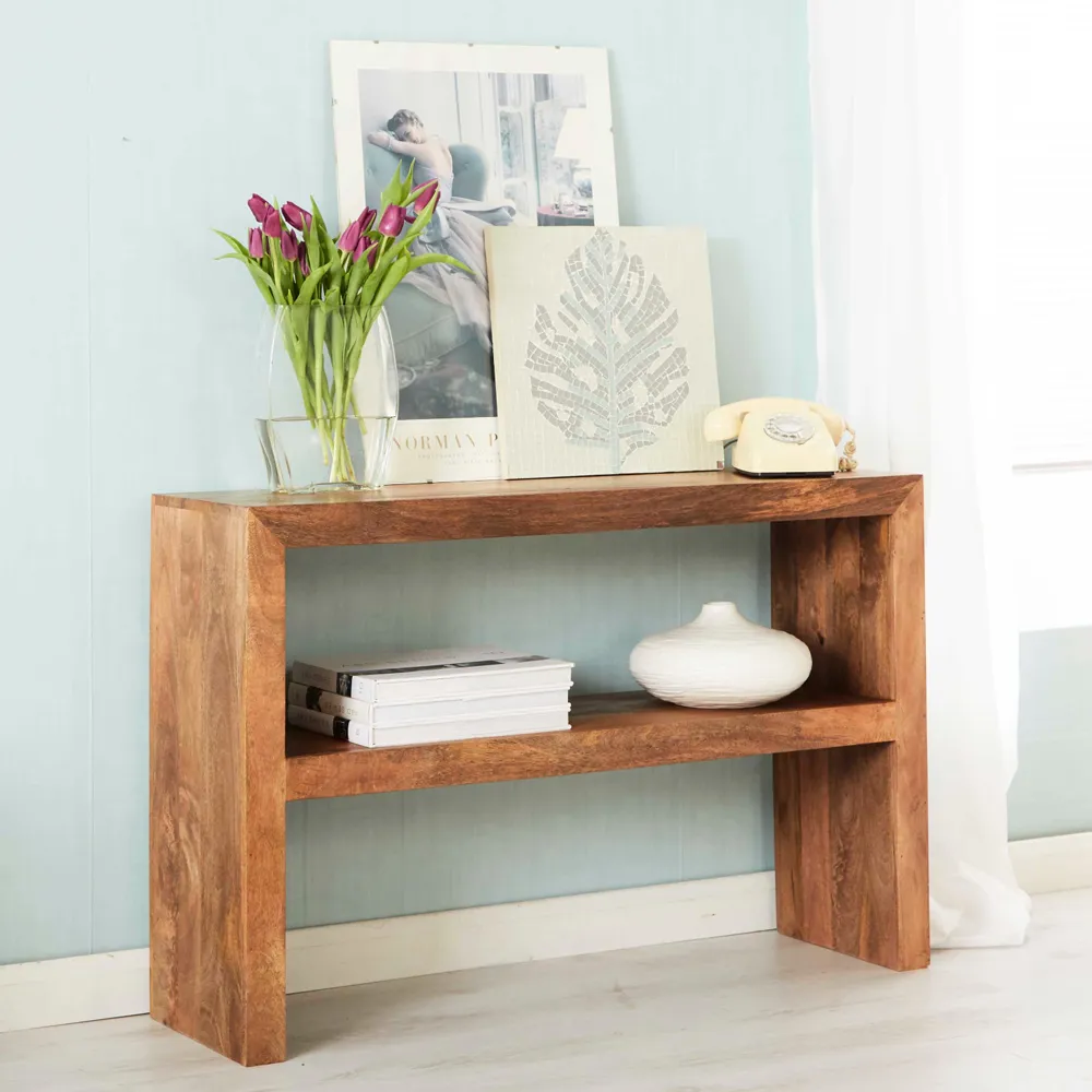 Napoli Toko Console Table - Brown, Mango