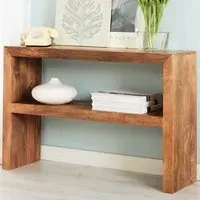 Napoli Toko Console Table - Brown, Mango