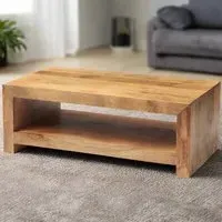 Napoli Toko Large Coffee Table - Brown, Mango