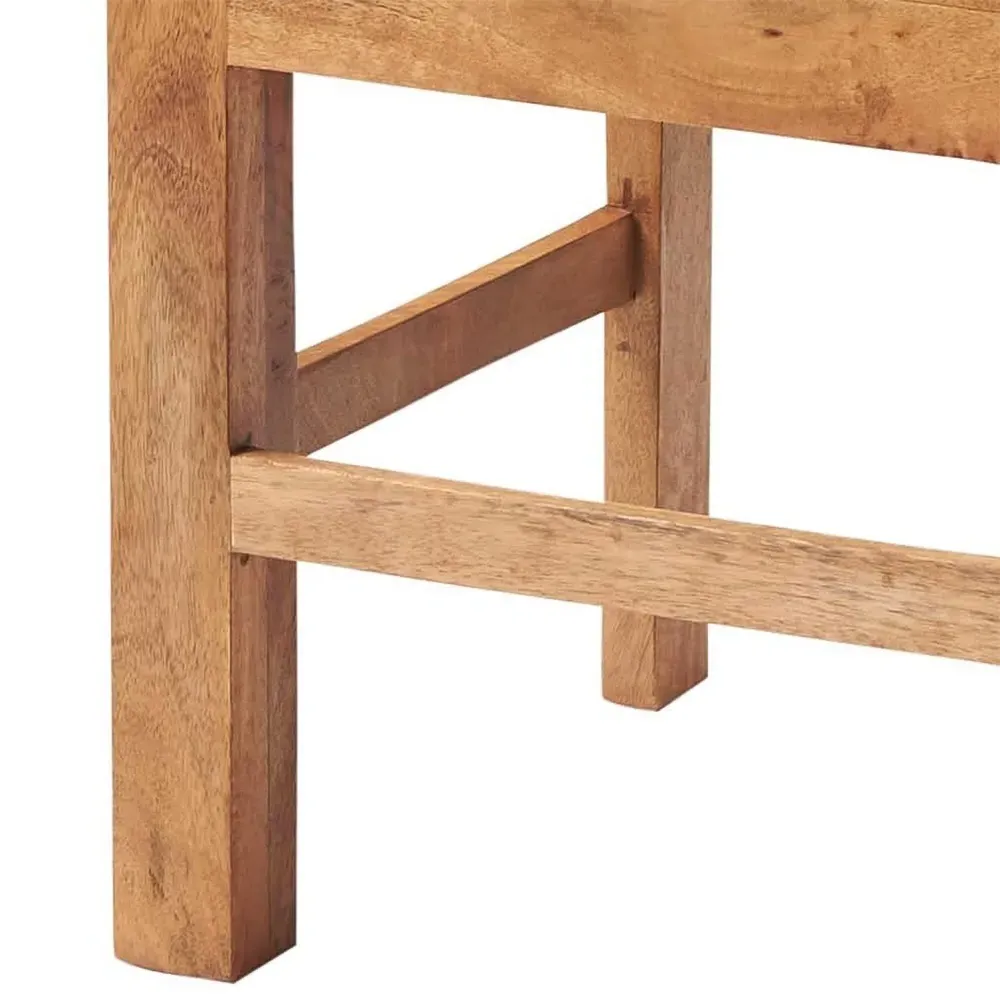 Napoli Toko Set of 2 Slat Back Dining Chair - Brown, Mango