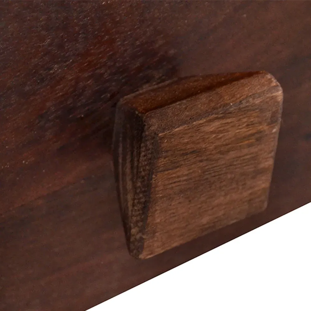 Nihash Toko 4 Drawer Dressing Chest - Brown, Mango Wood