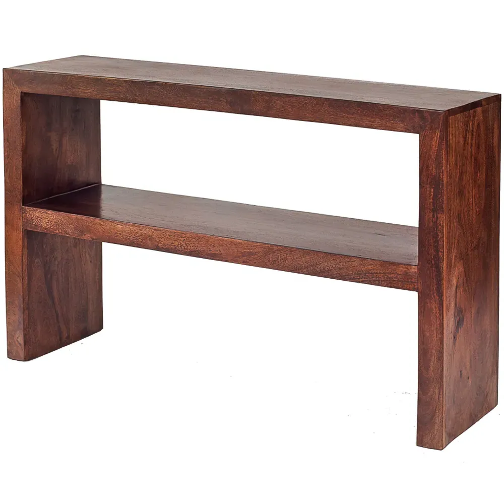 Nihash Toko Console Table - Dark Mango