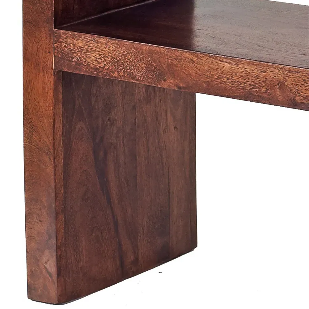 Nihash Toko Console Table - Dark Mango