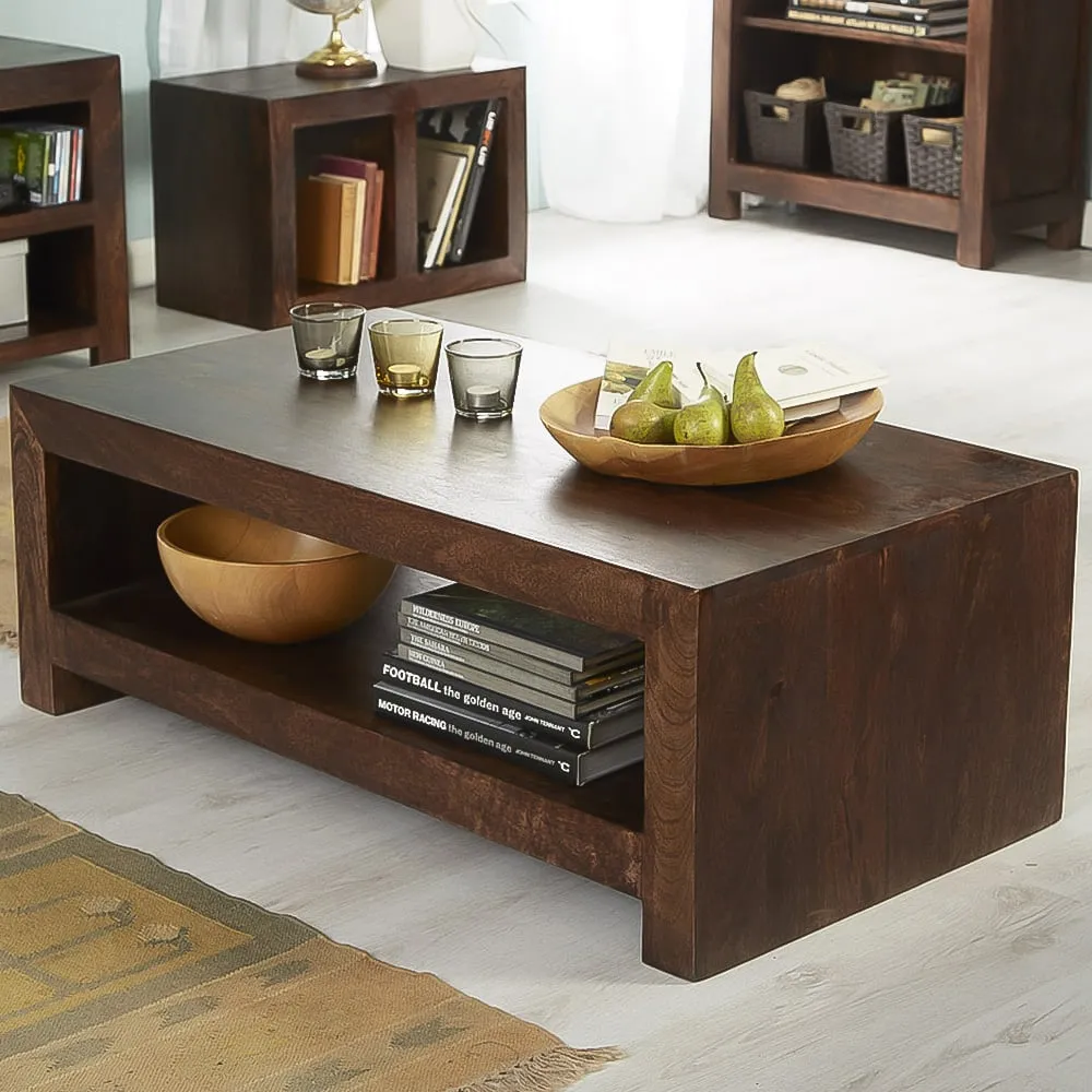 Nihash Toko Large Coffee Table - Dark Mango image