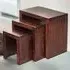 Nihash Toko Nest of Tables Set of 3 - Brown, Mango Wood