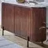 Opal 4 Door Sideboard with Marble Top - Brown, Mango Wood