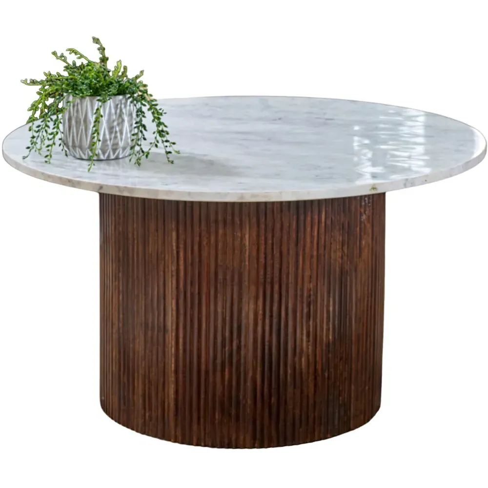 Opal Coffee Table - Brown, Mango Wood