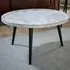 Opal Round Coffee Table - White, Marble