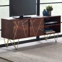 Ozella 2 Door TV Unit - Brown, Wood