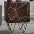 Ozella 2 Drawer Side Table - Brown, Dark Gold