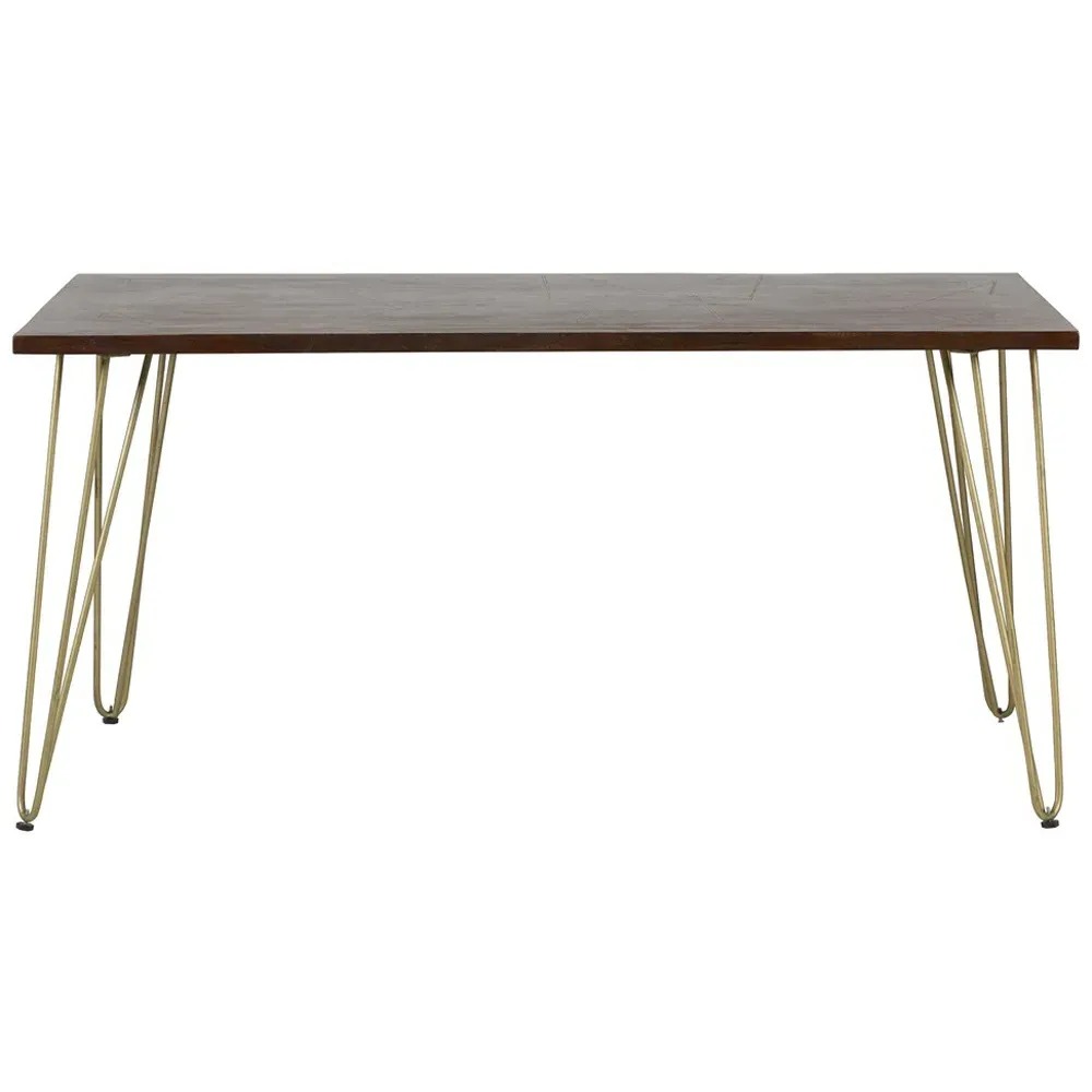 Ozella 4-Seater Dining Table - Brown