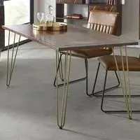 Ozella 4-Seater Dining Table - Brown