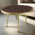 Ozella Round Coffee Table - Brown