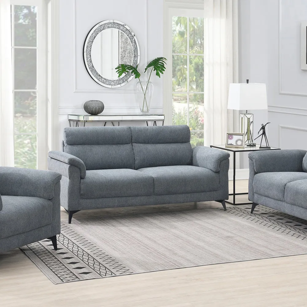 Roxy 3-Seater Sofa - Grey