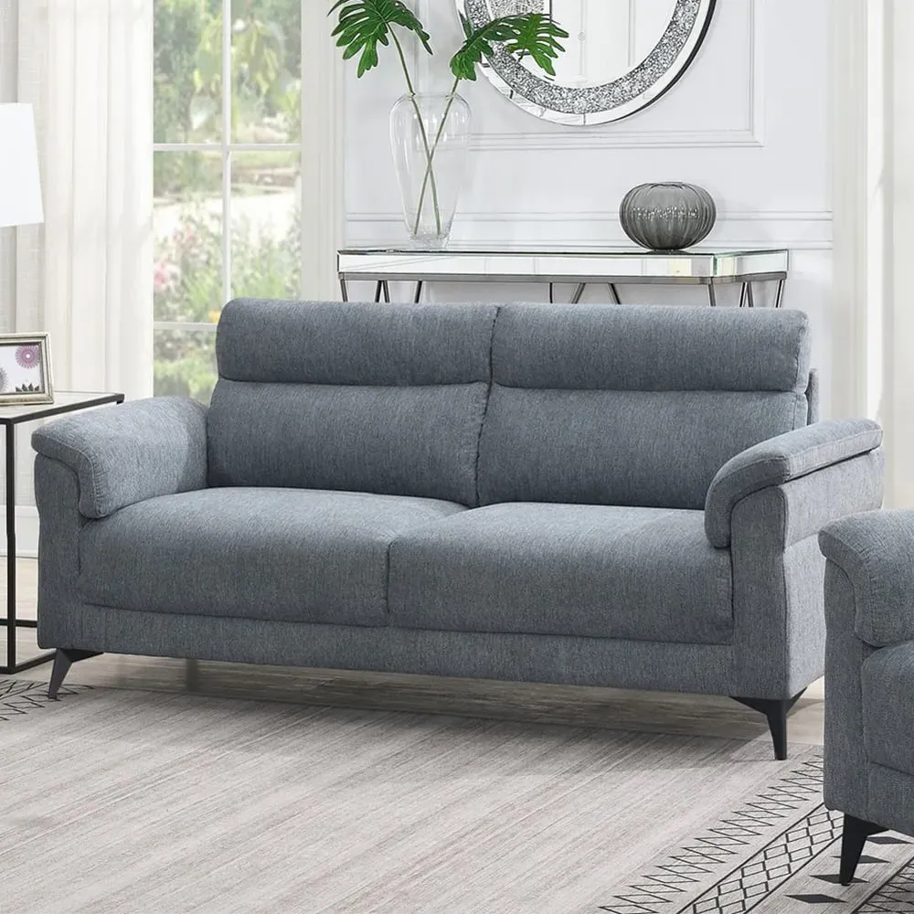 Roxy 3-Seater Sofa - Grey