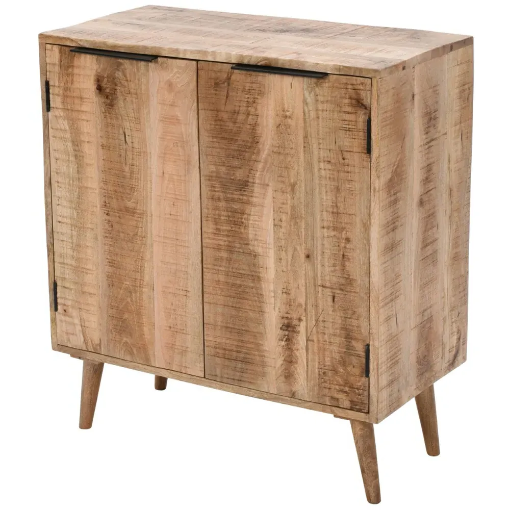 Surrey 2 Door Drinks Cabinet - Brown, Solid Wood