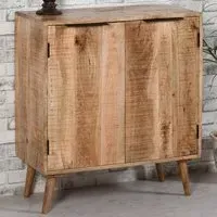 Surrey 2 Door Drinks Cabinet - Brown, Solid Wood