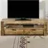 Surrey 2 Drawer TV Unit - Brown, Solid Wood