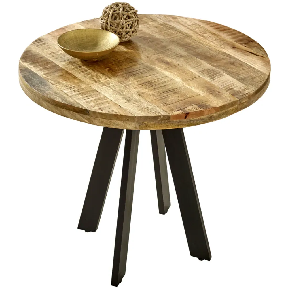 Surrey 4-Seater Round Dining Table - Brown, Wood