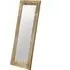Surrey Extra Long Wall Mirror - Brown, Solid Wood Frame