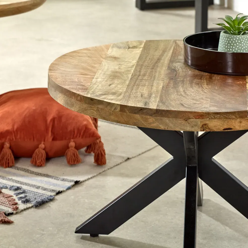 Surrey Spider Legs Coffee Table - Brown, Solid Wood