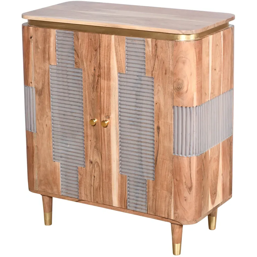 Wilton 2 Door Sideboard - Brown, Acacia Wood