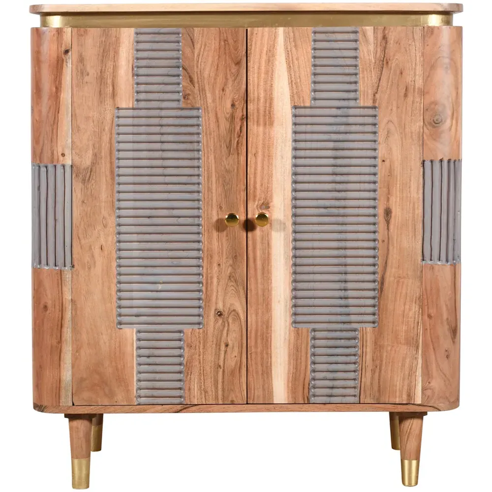 Wilton 2 Door Sideboard - Brown, Acacia Wood