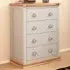 Bomporto 4 Drawer Chest of Drawers - Light Grey