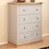 Bomporto 4 Drawer Chest of Drawers - Light Grey