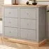 Bomporto 6 Drawer Chest of Drawers - Grey, Pine