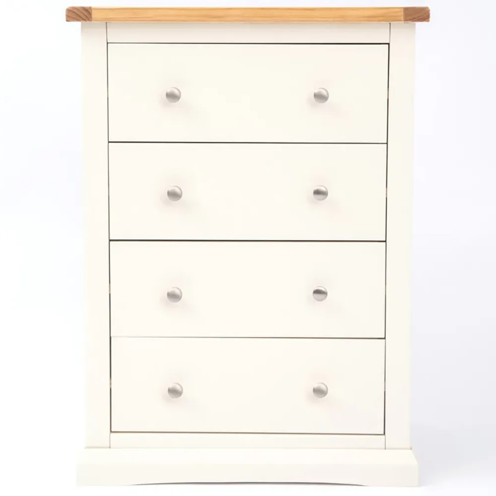 Castelli 4 Drawer Chest of Drawers - Off White