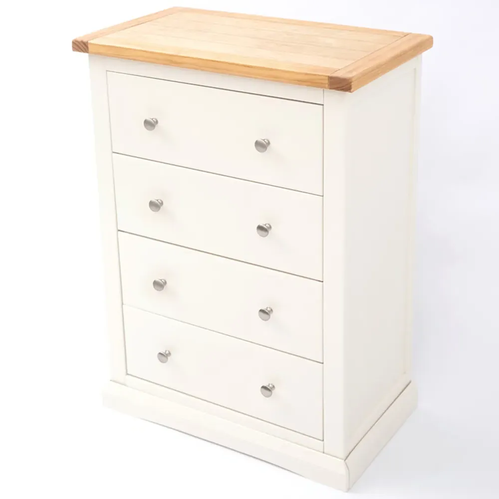 Castelli 4 Drawer Chest of Drawers - Off White
