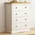 Castelli 4 Drawer Chest of Drawers - Off White