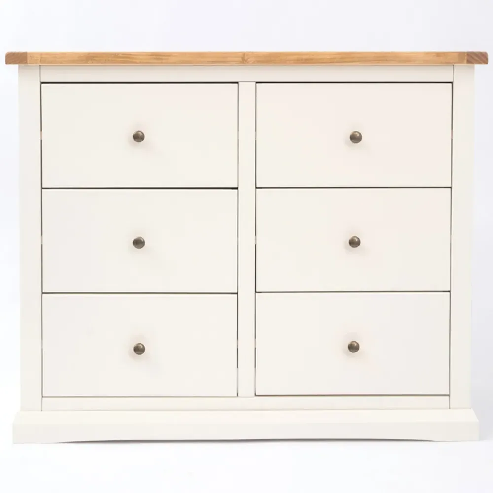 Castelli 6 Drawer Chest of Drawers - White