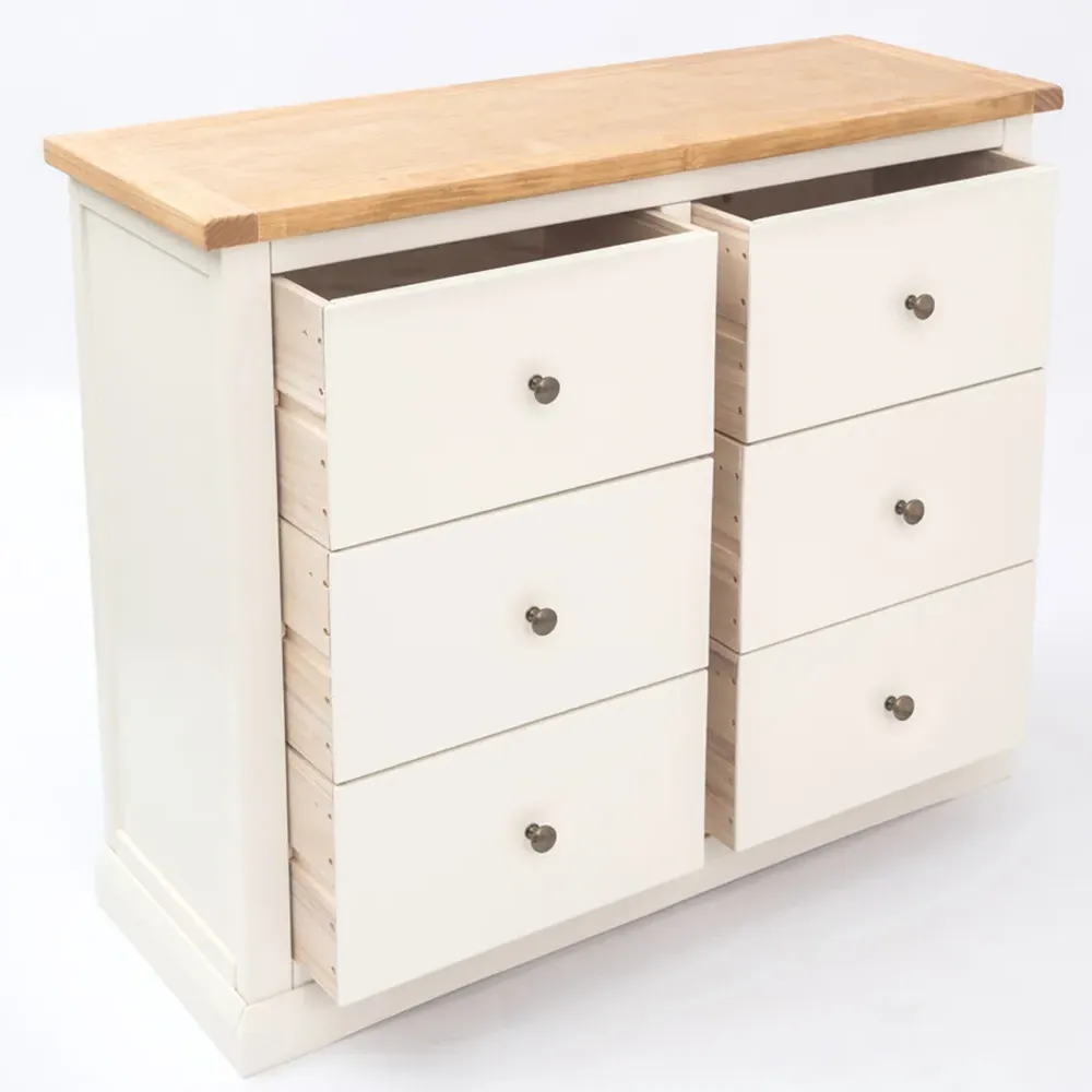 Castelli 6 Drawer Chest of Drawers - White