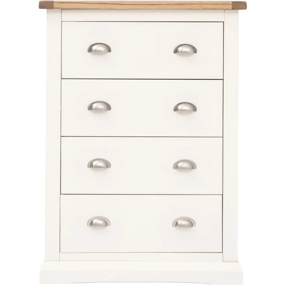 Cosenza 4 Drawer Chest of Drawers - Off White