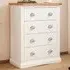 Cosenza 4 Drawer Chest of Drawers - Off White