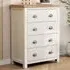 Lovere 4 Drawer Chest of Drawers - Off White