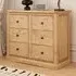 Lucca 6 Drawer Chest of Drawers - Brown, Pine