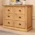 Lucca 6 Drawer Chest of Drawers - Brown, Pine