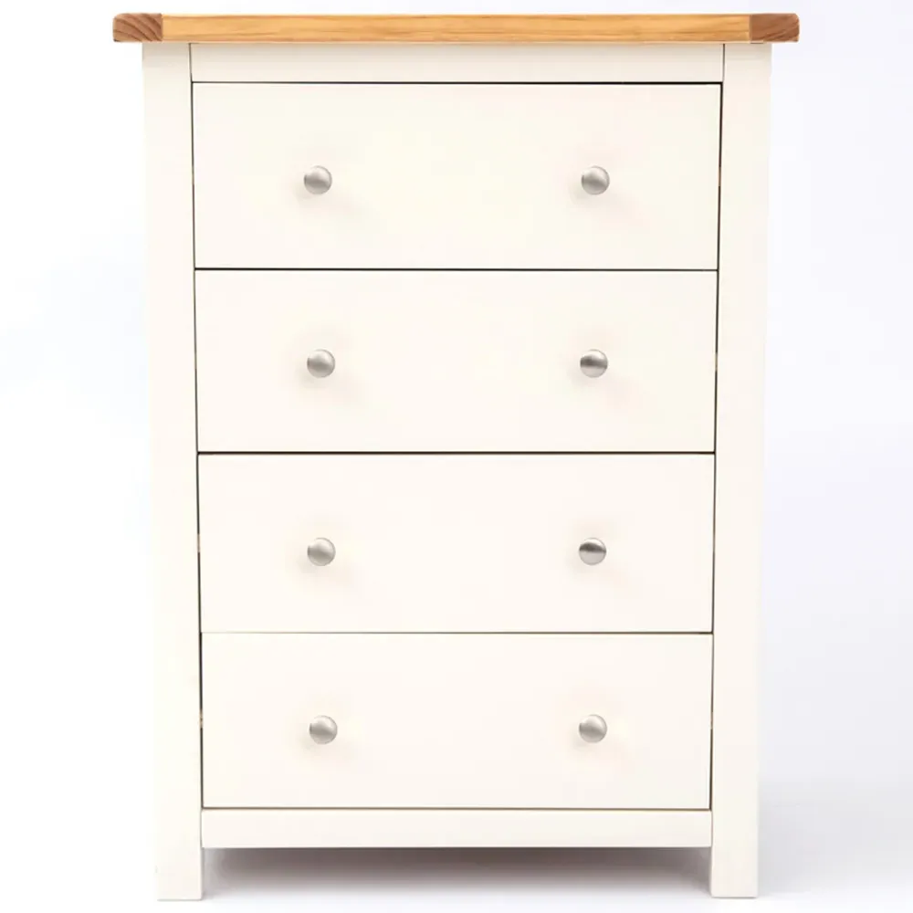 Maggiori 4 Drawer Chest of Drawers - Off White