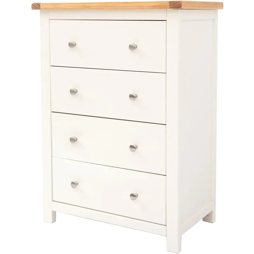 Maggiori 4 Drawer Chest of Drawers - Off White